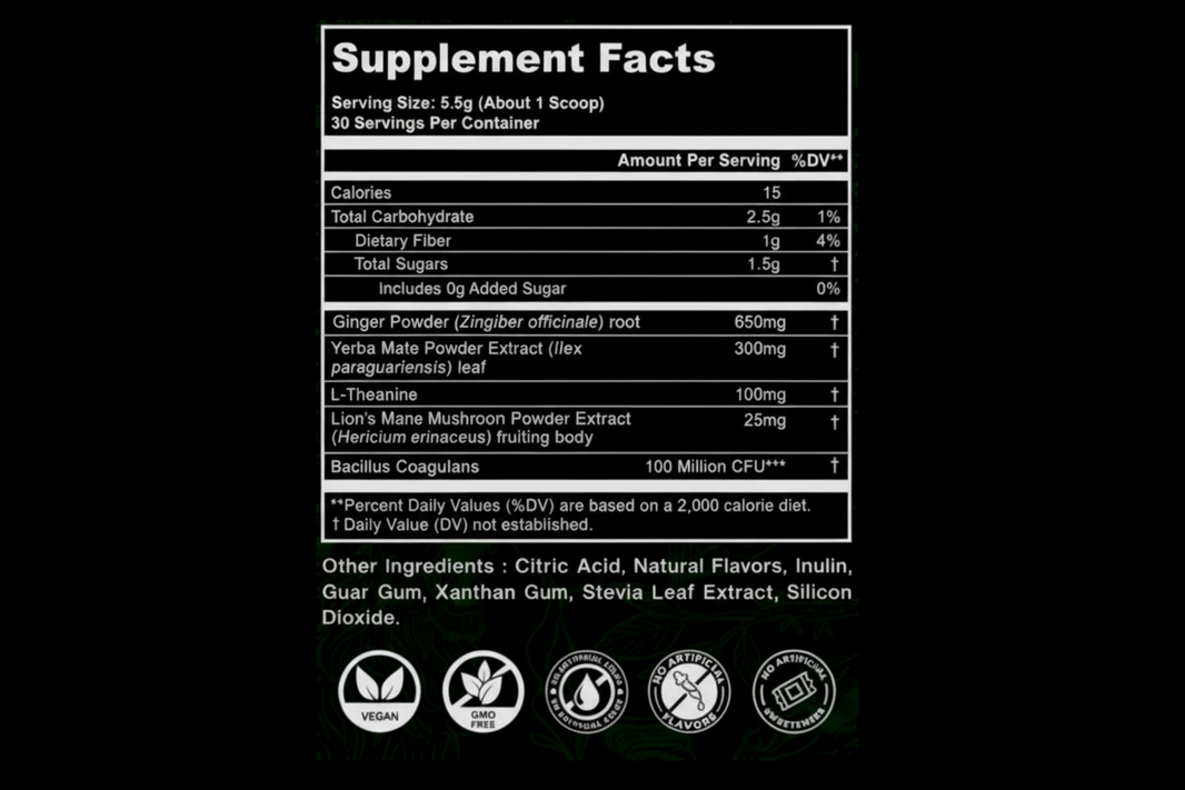 HUNTER | Pineapple Ginger Energy Nootropic Blend