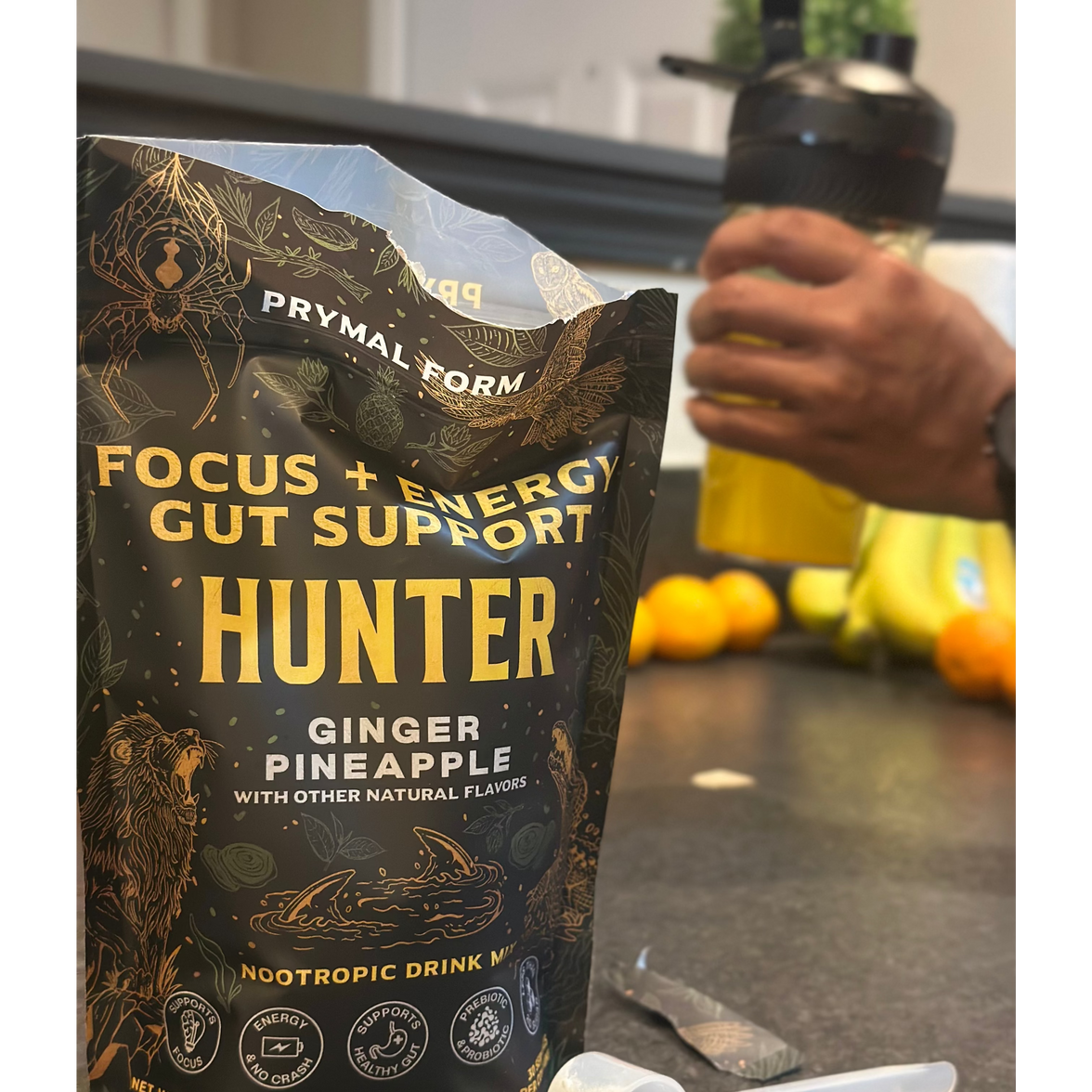 HUNTER | Pineapple Ginger Energy Nootropic Blend