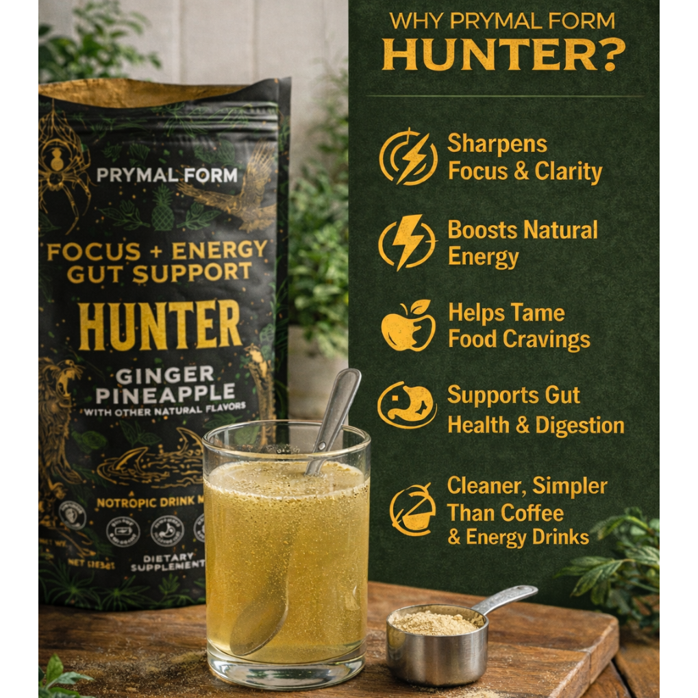 HUNTER | Pineapple Ginger Energy Nootropic Blend